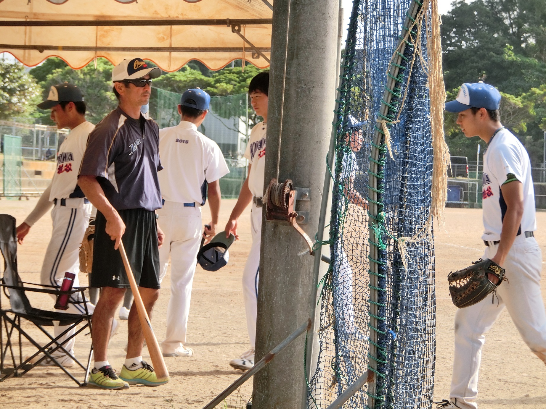 沖縄県の高校男子ソフトボールを見てきました